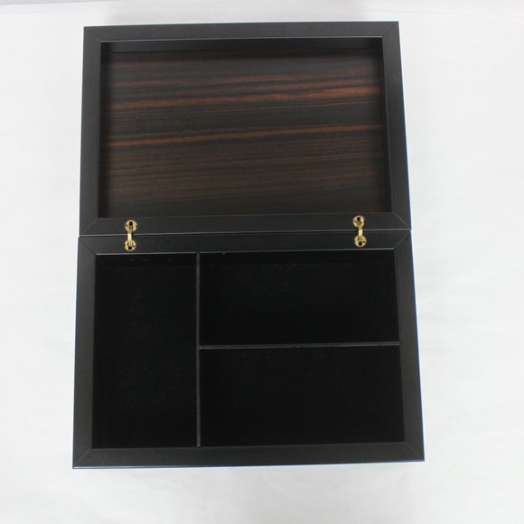 Accessories Mens Wood Jewelry Box With Dividers Poshmark